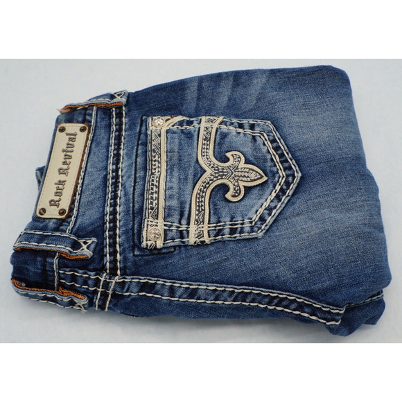 Rock Revival Womens Size 25x27 Phyllis Easy Skinny Jeans - Picture 3 of 10